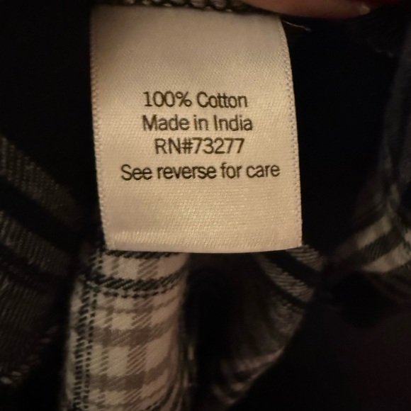 SO Black and White Plaid Shirt - Picture 5 of 5